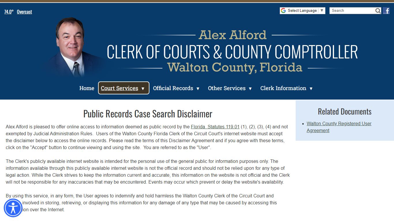 Court Records Search - Walton County Clerk of Courts ...